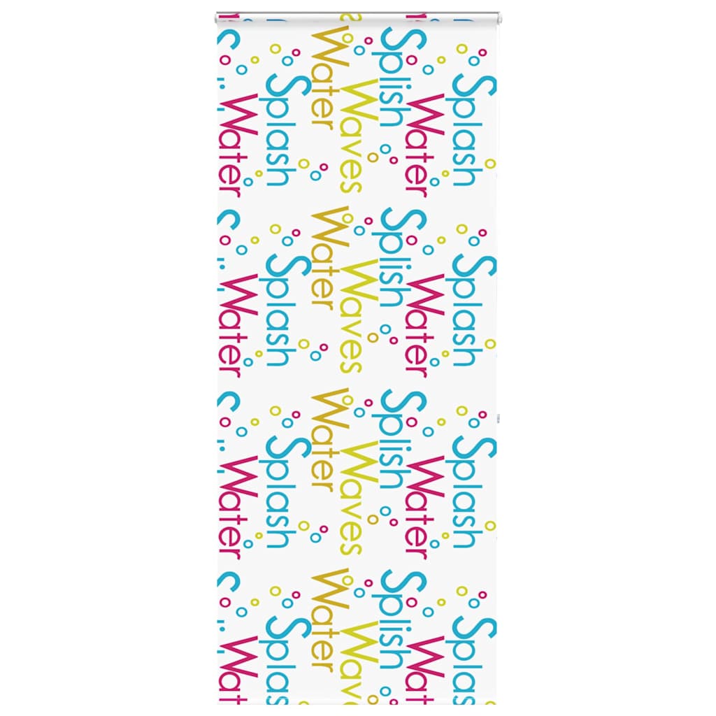 Bruserullegardin med kassette 110×240 cm - stofbredde 106 cm