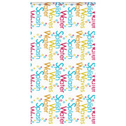 Bruserullegardin med kassette 130x240 cm Stofbredde 126 cm