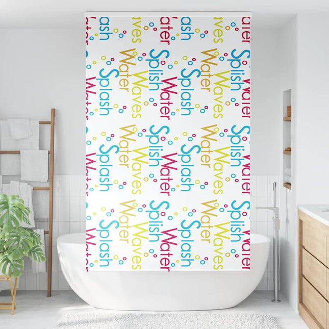 Bruserullegardin med kassette 130x240 cm Stofbredde 126 cm
