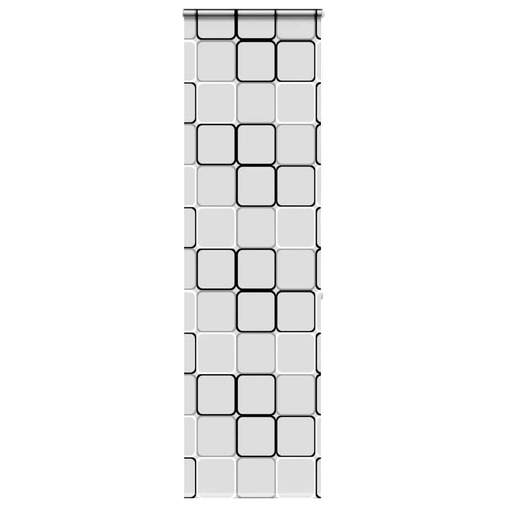 Bruserullegardin med kassette 60x240 cm Stofbredde 56 cm billede