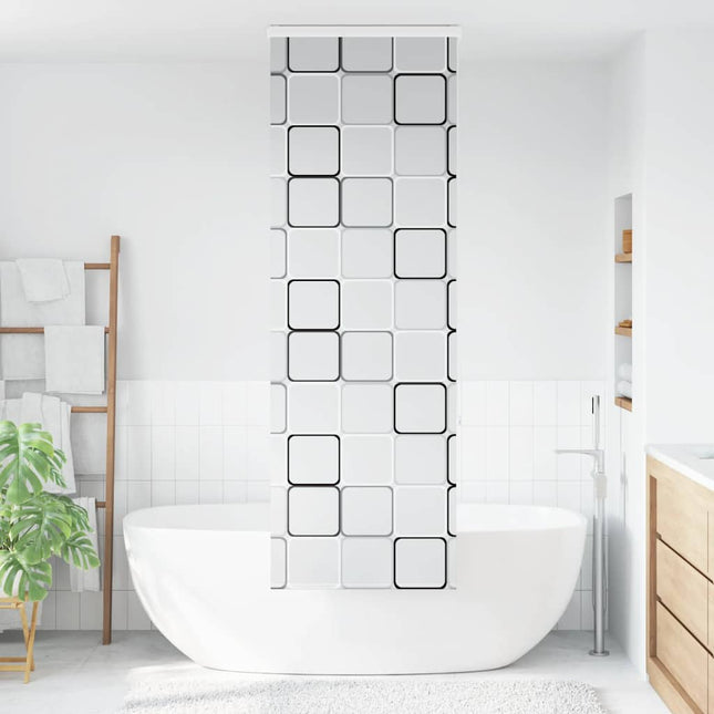 Bruserullegardin med kassette 60x240 cm Stofbredde 56 cm