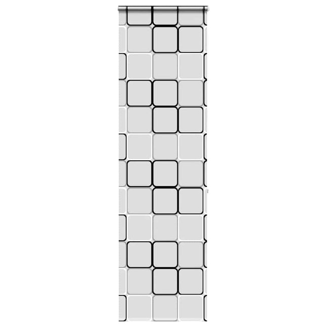 Bruserullegardin med kassette 70x240 cm Stofbredde 66 cm