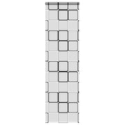 Bruserullegardin med kassette 70x240 cm Stofbredde 66 cm