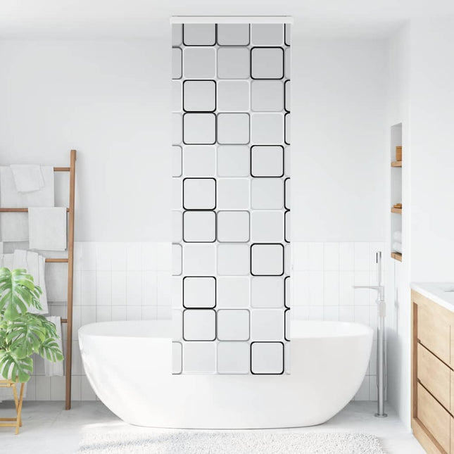 Bruserullegardin med kassette 70x240 cm Stofbredde 66 cm