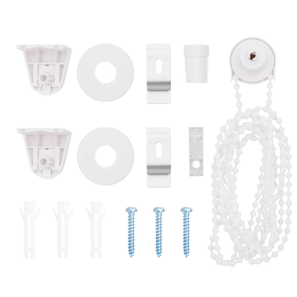 Bruserullegardin med kassette 70x240 cm Stofbredde 66 cm