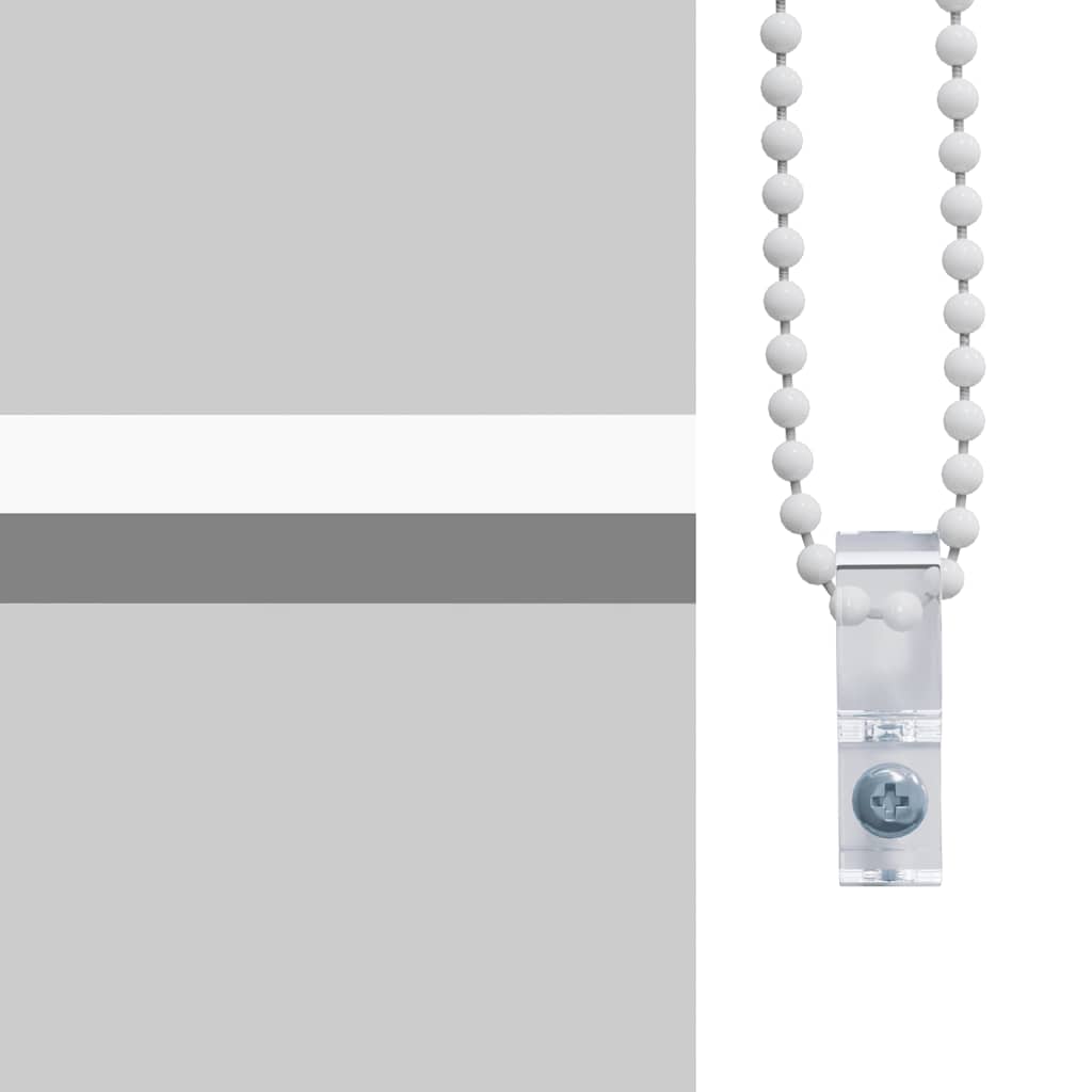 Bruserullegardin med kassette 70x240 cm Stofbredde 66 cm