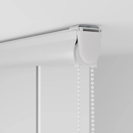 Bruserullegardin med kassette 80x240 cm Stofbredde 76 cm