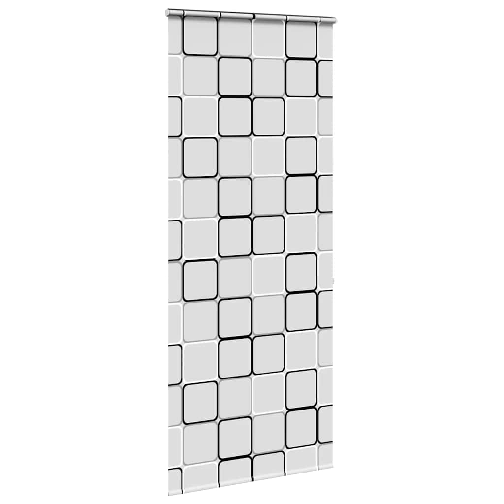 Bruserullegardin med kassette 90x240 cm Stofbredde 86 cm