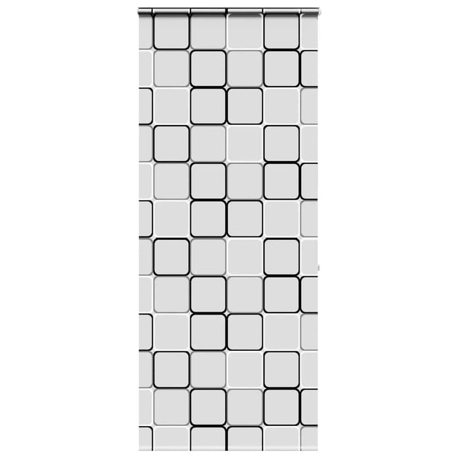 Bruserullegardin med kassette 100x240 cm Stofbredde 96 cm