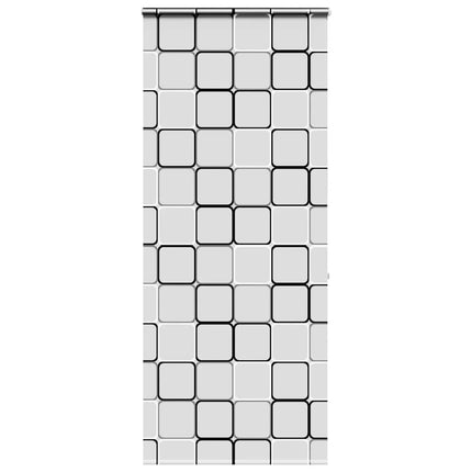 Bruserullegardin med kassette 100x240 cm Stofbredde 96 cm