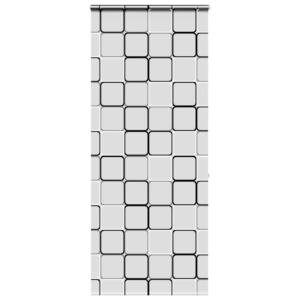 Bruserullegardin med kassette 110x240 cm Stofbredde 106 cm
