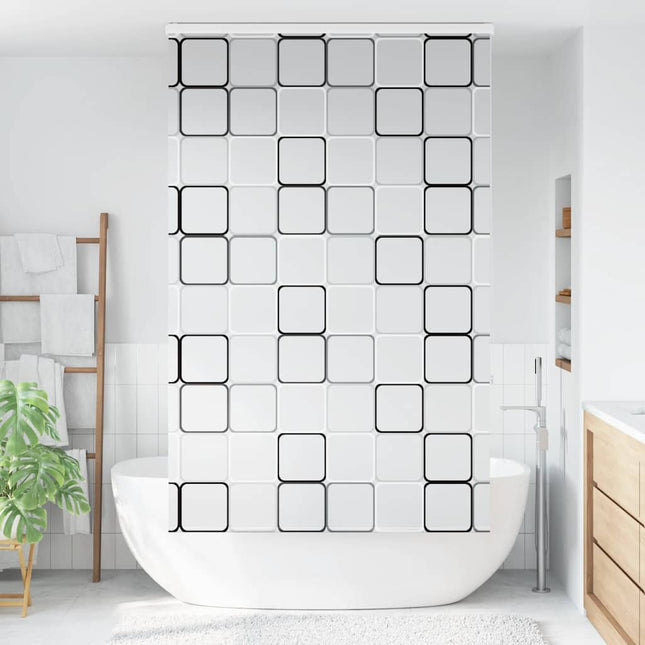 Bruserullegardin med kassette 130x240 cm Stofbredde 126 cm