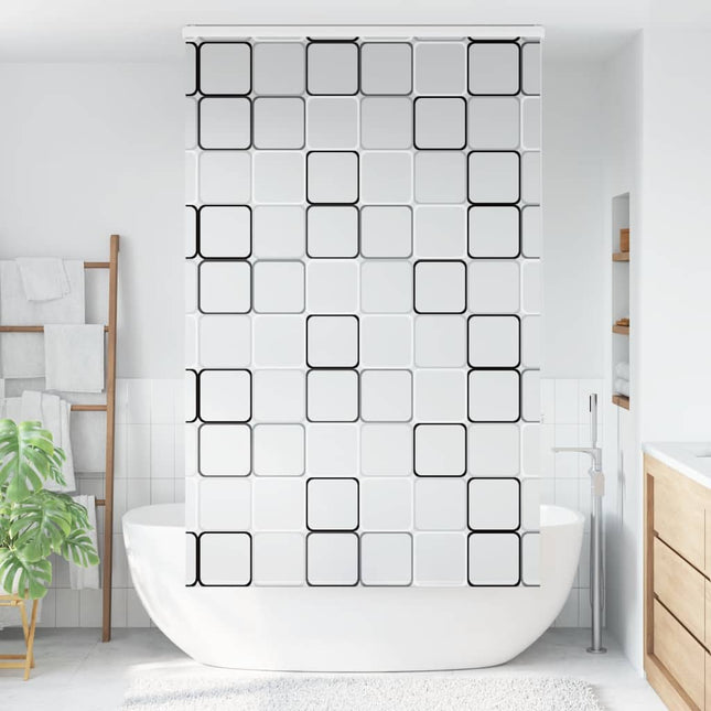 Bruserullegardin med kassette 140x240 cm Stofbredde 136 cm