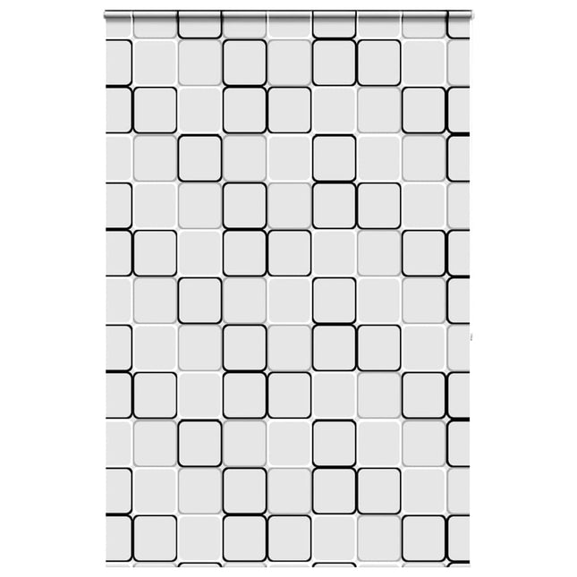 Bruserullegardin med kassette 150x240 cm Stofbredde 146 cm