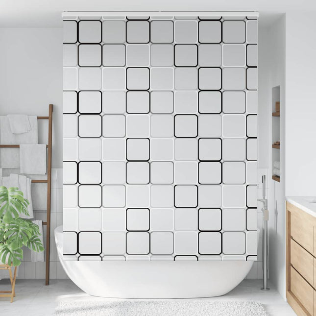 Bruserullegardin med kassette 160x240 cm Stofbredde 156 cm