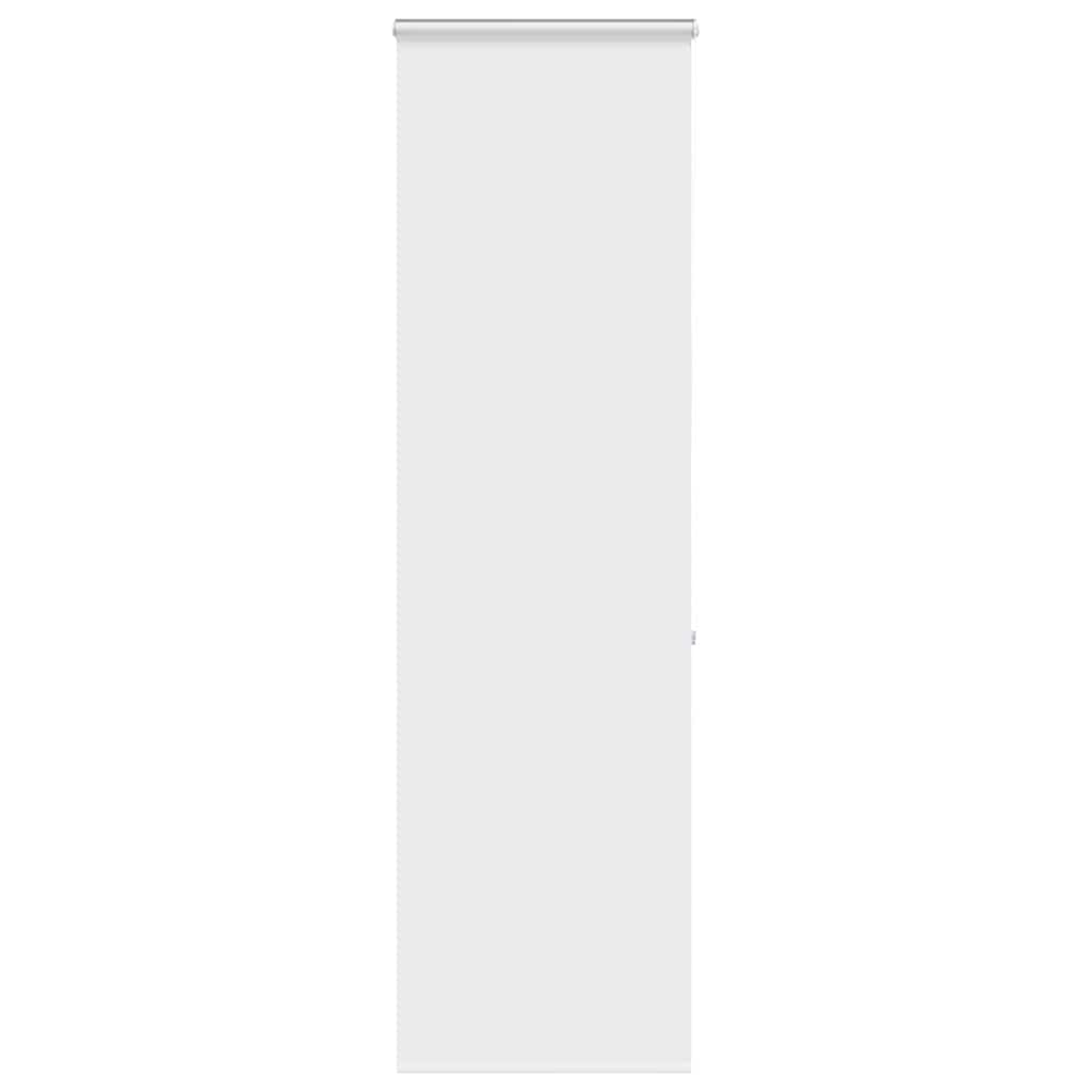 Bruserullegardin med kassette 60×240 cm - stofbredde 56 cm, hvid