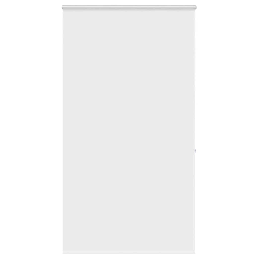 Bruserullegardin med kassette 140×240 cm - stofbredde 136 cm, hvid