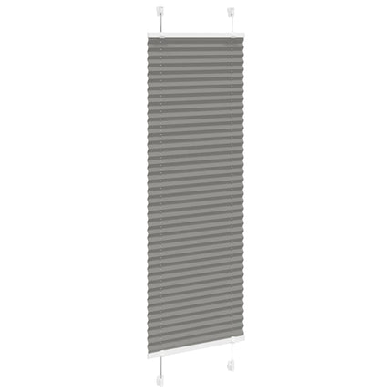 Plisségardin Antracit 45x100 cm Stofbredde 44,4 cm Polyester