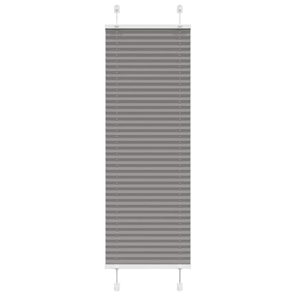 Plisségardin Antracit 50x100 cm Stofbredde 49,4 cm Polyester