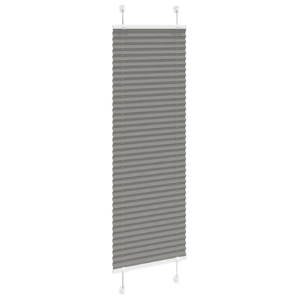 Plisségardin Antracit 50x100 cm Stofbredde 49,4 cm Polyester