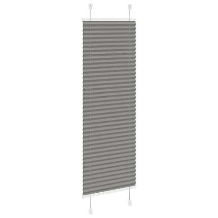 Plisségardin Antracit 50x100 cm Stofbredde 49,4 cm Polyester