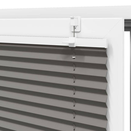 Plisségardin Antracit 50x100 cm Stofbredde 49,4 cm Polyester