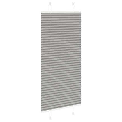 Plisségardin Antracit 55x100 cm Stofbredde 54,4 cm Polyester