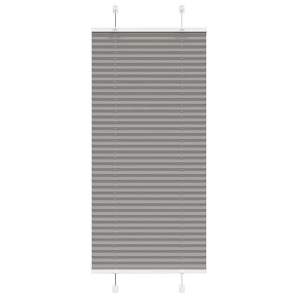 Plisségardin Antracit 60x100 cm Stofbredde 59,4 cm Polyester