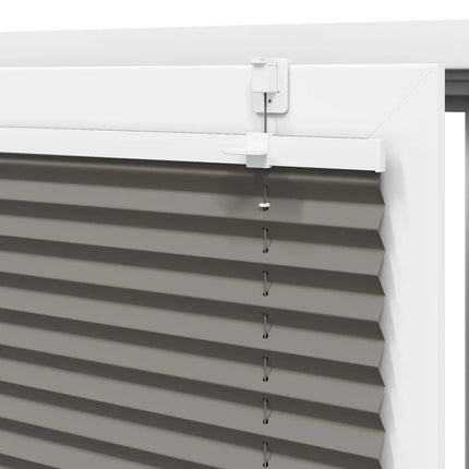 Plisségardin Antracit 80x100 cm Stofbredde 79,4 cm Polyester