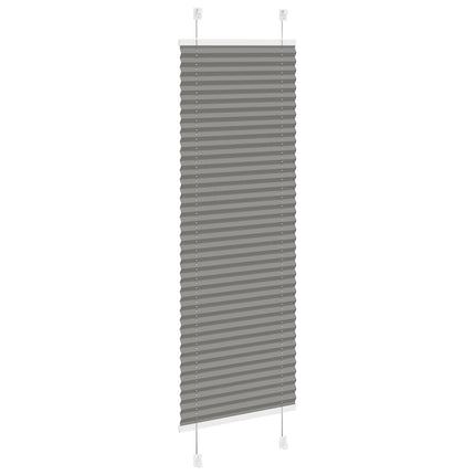 Plisségardin Antracit 40x150 cm Stofbredde 39,4 cm Polyester