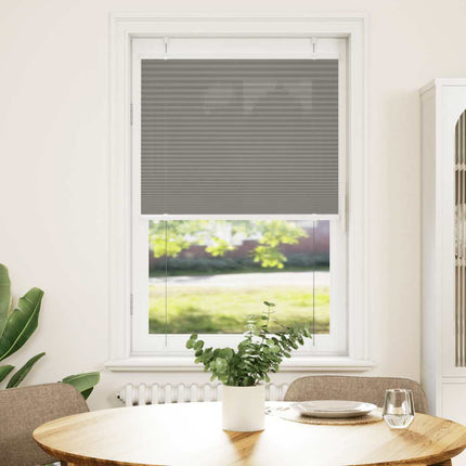 Plisségardin Antracit 70x150 cm Stofbredde 69,4 cm Polyester