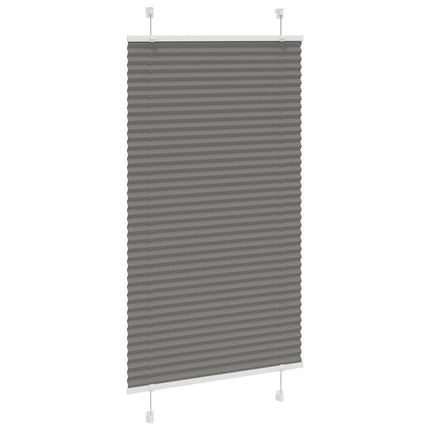 Plisségardin Antracit 70x150 cm Stofbredde 69,4 cm Polyester