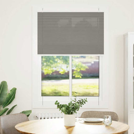 Plisségardin Antracit 85x150 cm Stofbredde 84,4 cm Polyester