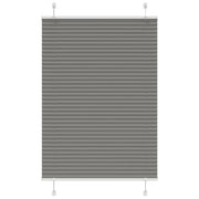 Plisségardin Antracit 95x150 cm Stofbredde 94,4 cm Polyester