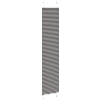 Plisségardin Antracit 40x200 cm Stofbredde 39,4 cm Polyester
