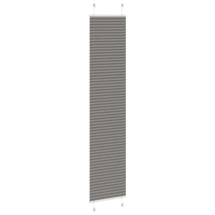 Plisségardin Antracit 40x200 cm Stofbredde 39,4 cm Polyester