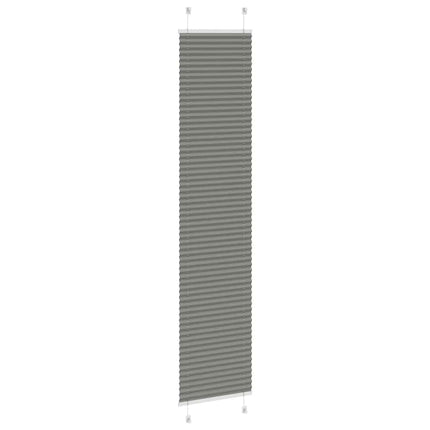Plisségardin Antracit 45x200 cm Stofbredde 44,4 cm Polyester