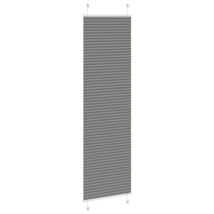 Plisségardin Antracit 55x200 cm Stofbredde 54,4 cm Polyester