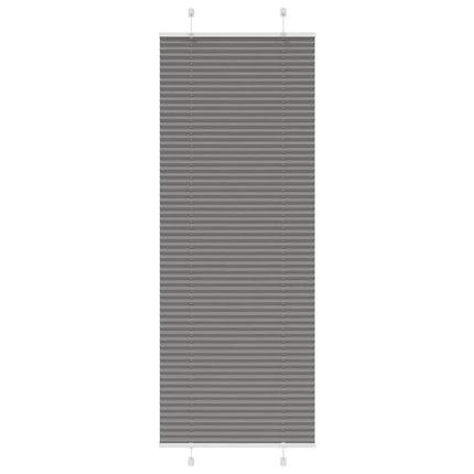Plisségardin Antracit 70x200 cm Stofbredde 69,4 cm Polyester