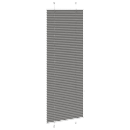 Plisségardin Antracit 80x200 cm Stofbredde 79,4 cm Polyester