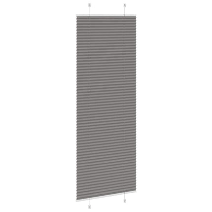 Plisségardin Antracit 80x200 cm Stofbredde 79,4 cm Polyester