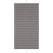 Plisségardin Antracit 105x200 cm Stofbredde 104,4 cm Polyester