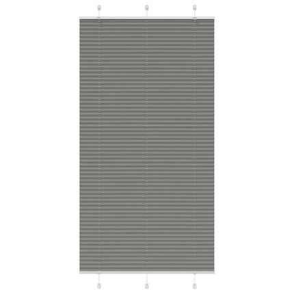 Plisségardin Antracit 105x200 cm Stofbredde 104,4 cm Polyester
