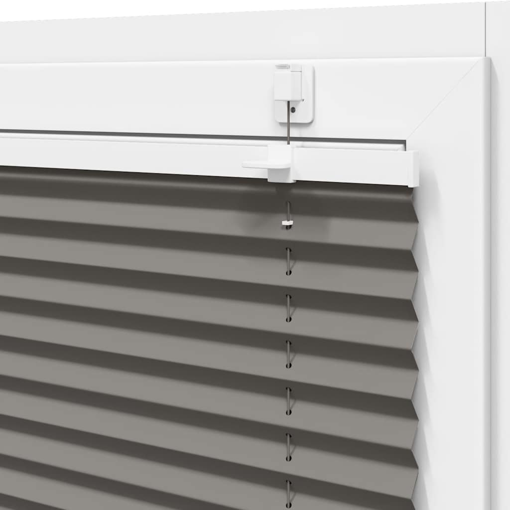 Plisségardin Antracit 105x200 cm Stofbredde 104,4 cm Polyester