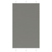 Plisségardin Antracit 120x200 cm Stofbredde 119,4 cm Polyester