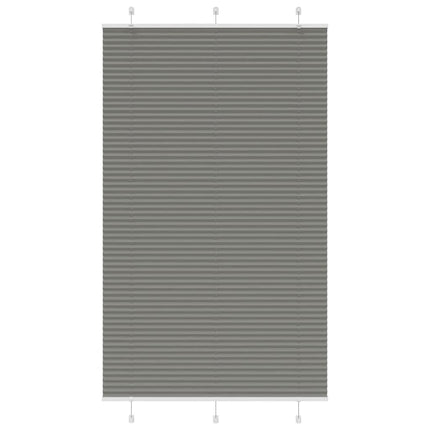 Plisségardin Antracit 120x200 cm Stofbredde 119,4 cm Polyester