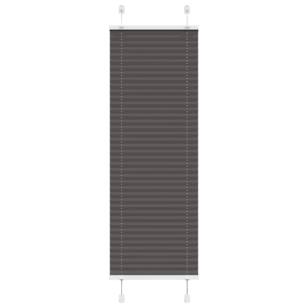 Plisségardin Sort 40x150 cm Stofbredde 39,4 cm Polyester
