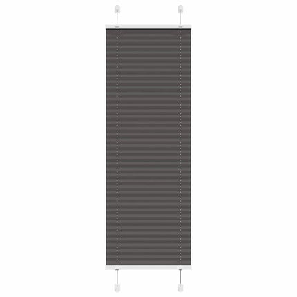 Plisségardin Sort 50x150 cm Stofbredde 49,4 cm Polyester