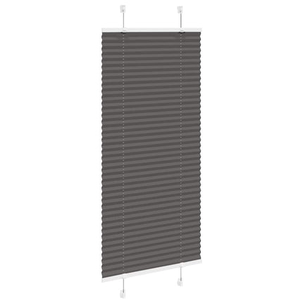 Plisségardin Sort 60x150 cm Stofbredde 59,4 cm Polyester