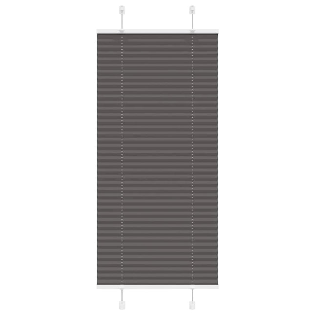 Plisségardin Sort 65x150 cm Stofbredde 64,4 cm Polyester